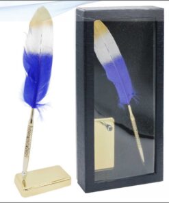 Feather Ball Pen With Gold stand & Gift Box