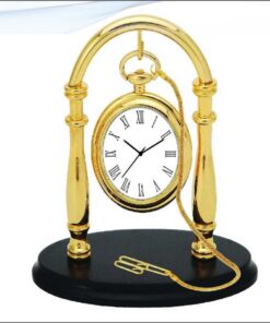 Table Top Victoria Analog Gold Clock