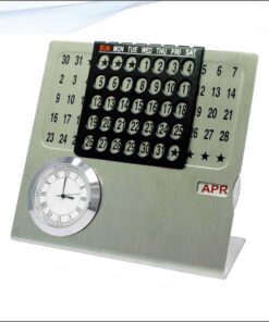 Life Time Calendar With Clock