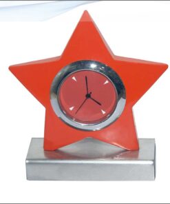 Table Top Star With Watch Orange