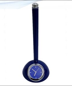 Table Top With Watch With Pen Blue