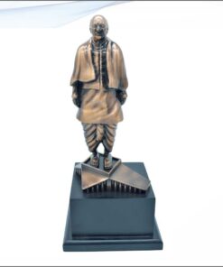 Sardar Patel 7In Big Wooden stand Copper