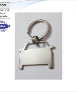 Car Shape Metal Keychain