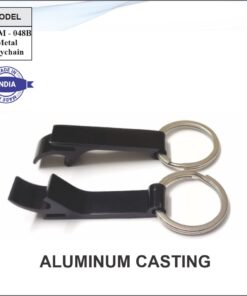 House Shape Metal Keychain