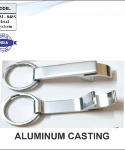 House Shape Metal Keychain