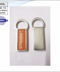 Dome Sticker Metal Keychain