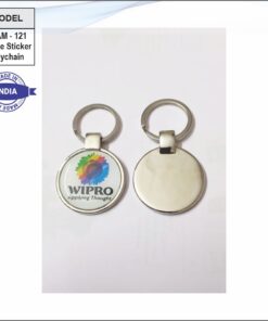 Dome Sticker Metal Keychain