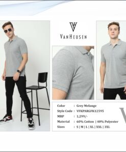 Van Huesen Tshirt - Grey Milange