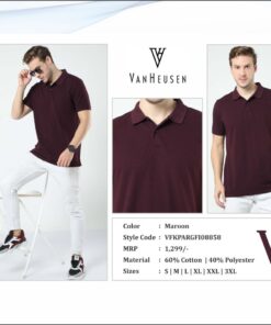 Van Huesen Tshirt - Maroon