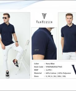 Van Huesen Tshirt - Navy Blue