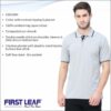 First Leaf Collar Tshirt With Tipping - For Men