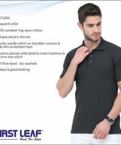 First Leaf Collar Tshirt - For Men