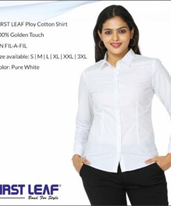 First Leaf Collar Shirt - For Ladies