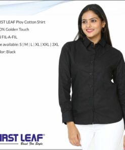 First Leaf Collar Shirt - For Ladies