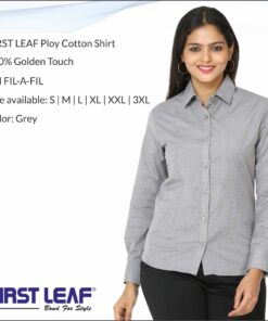 First Leaf Collar Shirt - For Ladies