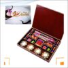 Premium Diwali Crackers Wooden Chocolate Box
