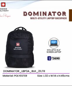 Swiss Military Dominator Multi Utility Laptop Backpack