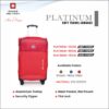 Swiss Military Platinum 55, 65, 75 cms - Soft Travel Luggage - 3 pcs Set