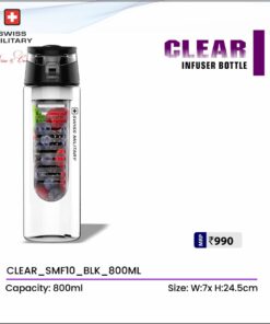 Swiss Military Clear Infuser Bottle