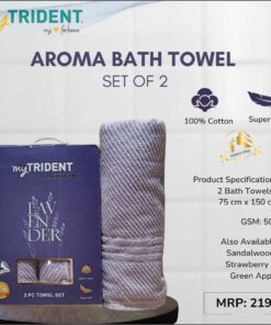 Trident Aroma Hand Towel Set of 2