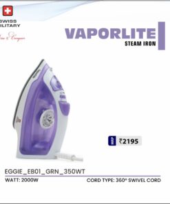 Swiss Military Vaporlite Steam Iron
