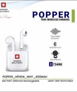 Swiss Military Popper True Wireless Earbuds