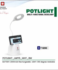 Swiss Military Potlight Multi Functional Desk lamp