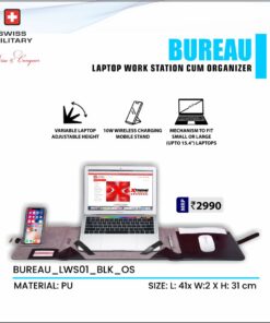 Swiss Military Bureau Laptop Work Station Cum Organizer