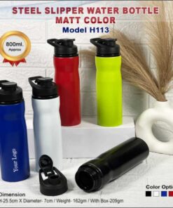 Steel Sipper Water Bottle-Matt Color