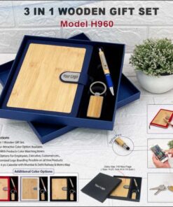 3 In 1 wooden Gift Set