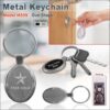 Metal Ovel Keychain