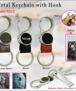 Metal Keychain With Hook