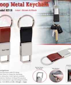 Hook Metal Keychain
