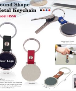 Roud Shape Metal Kechain