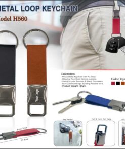 Metal Loop Keychain
