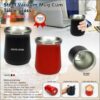 Steel Vacuum Mug Cum Table Glass