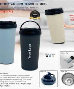 Suction Vacuum Tumbler Mug