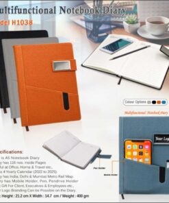 Multi Functional Notebook Diary