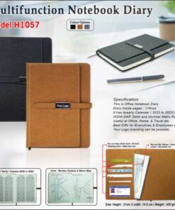 Multi function Notebook Diary