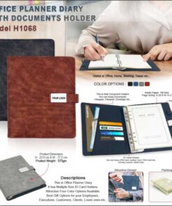 Office Planner Diary with Documents holder