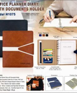 Office Planner Diary with Documents holder