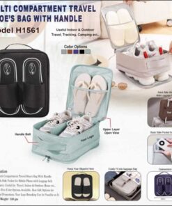 Multi Compartment Travel Shoe's Bag With Handle