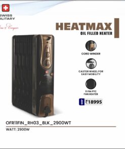Swiss Military Heatmax Oil Filled Heater
