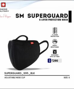 Swiss Military SM Superguard 6 Layer Protection Mask