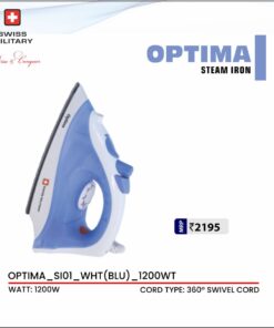 Swiss Military Optima Steam Iron