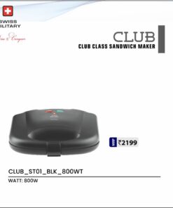 Swiss Military Club Class Sandwich Maker
