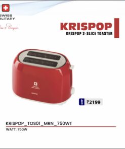Swiss Military Krispop 2-Slice Toaster