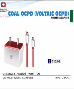Swiss Military Coal Qcpd - Voltaic Qcpd - Power Adapter
