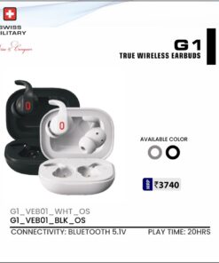 Swiss Military G1 True Wireless Earbuds