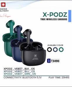 Swiss Military X-Podz True Wireless Earbuds